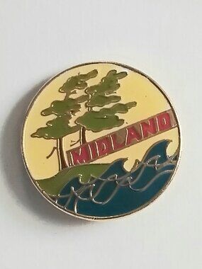 4/$20 Vintage Midland Brass/Enamel by A & A Collector's Pin!!